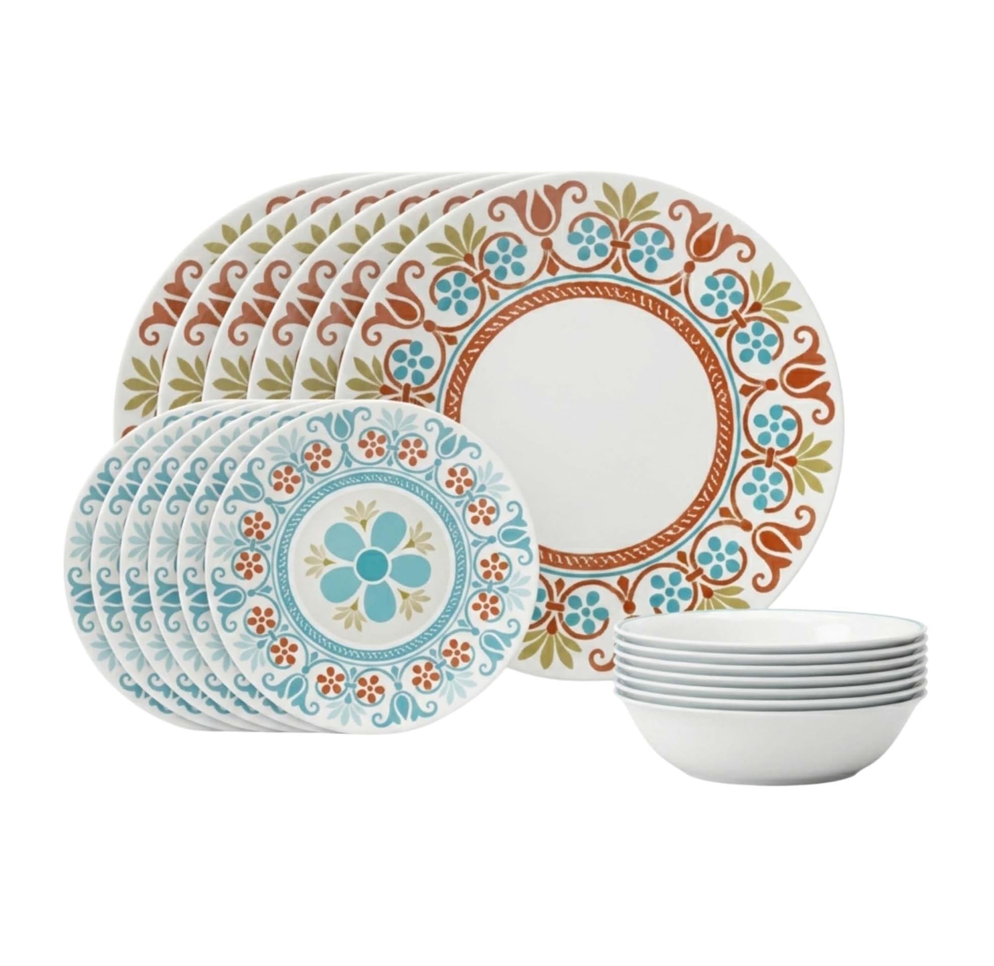 Amazon.com | Corelle Terracotta Dreams Dinnerware Set for 6 18
